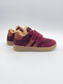 Clic! Sneaker leopard bordeaux gevoerd
